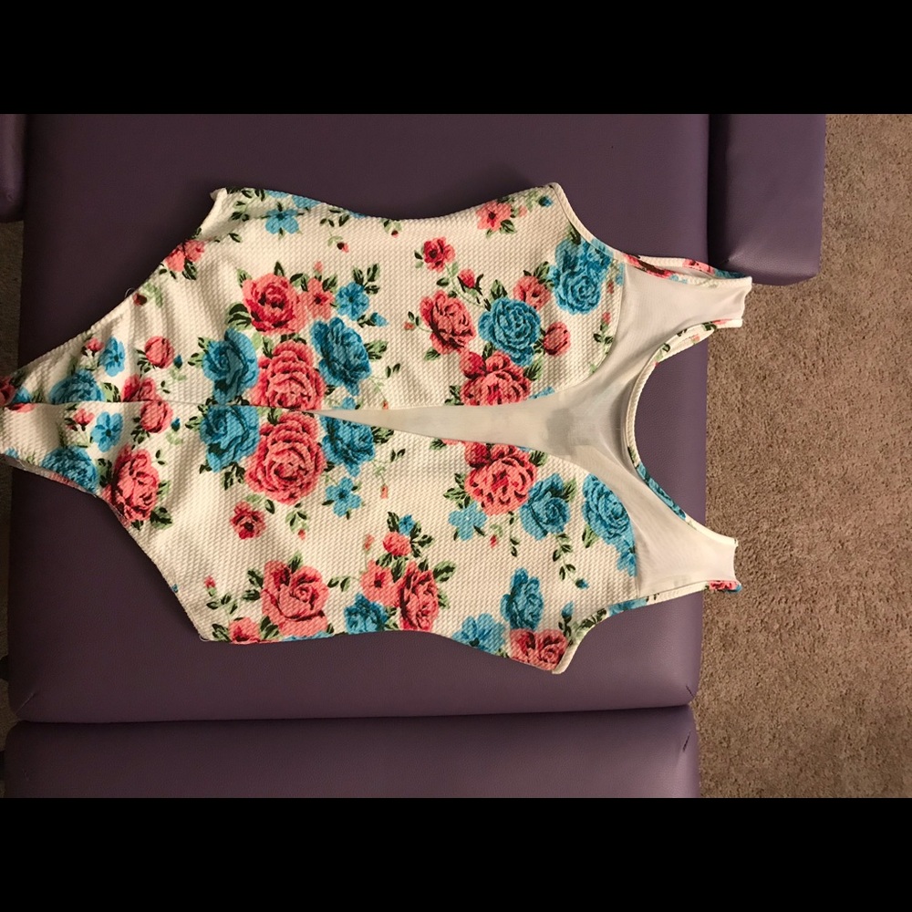 Floral bodysuit